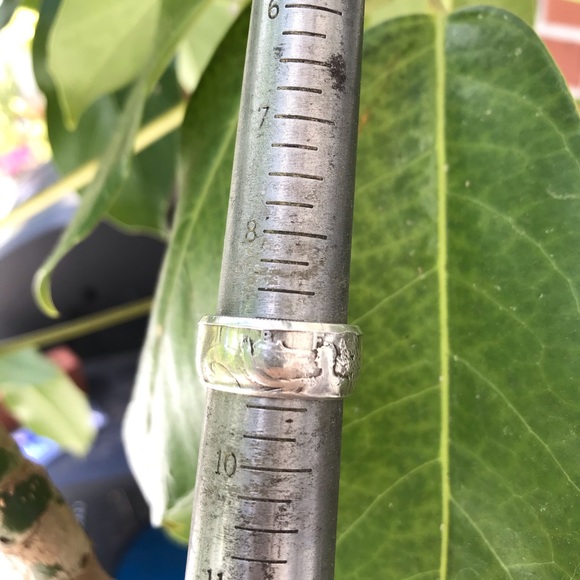 Handcrafted Silver “Walking Liberty” Coin Ring 8.5 - Picture 8 of 14